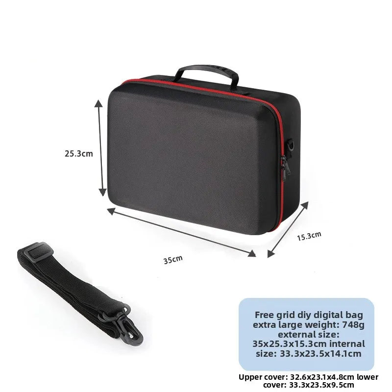 sac main noir tissu rayures diagonales pratique moderne bandoulière poignée compartiments multifonctionnels