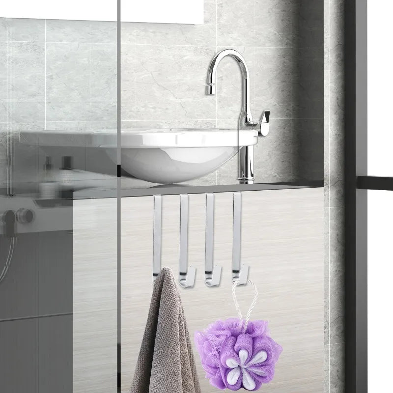 porte sacs argenté robuste moderne suspendu porte charge lourde adaptable chambre salle bain