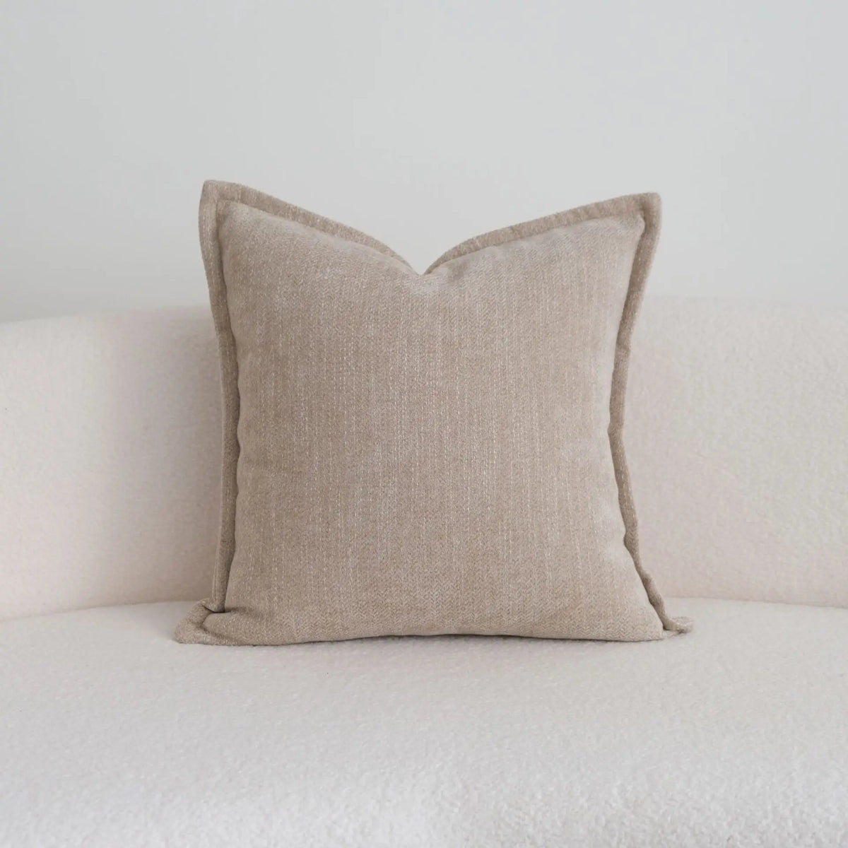 coussin beige motif géométrique moderne housses polyester 200 fils square sans rembourrage décoration lit