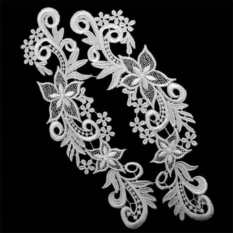 ruban dentelle floral ajouré vert blanc doré rouge noir classique élégant fait main écologique