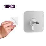 supports murals transparents modernes ventouse sans trace vis rotatives pack 10pcs