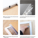 cadre photo bois blanc minimaliste rectangle fixations métalliques transparent affiche health photo noir blanc