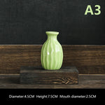 vase céramique moderne rose bleu clair vert pastel blanc jaune pastel ridé