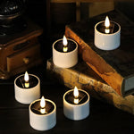 bougies led extérieures sans flamme étanches ip65 blanc modernes pièces