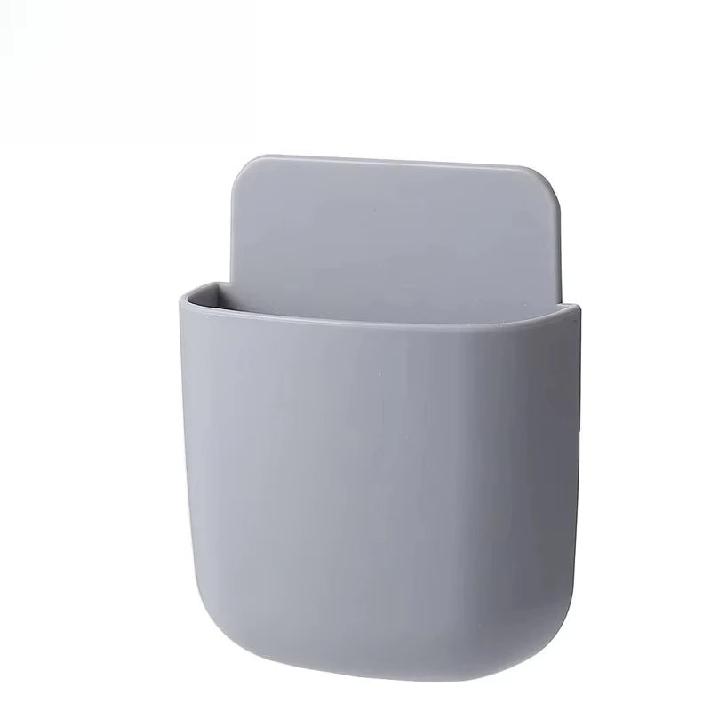 porte téléphone mural adhésif moderne couleur rouge bleu rose gris blanc matériau plastique rechargeable