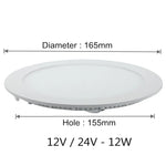 plaque led moderne blanc 12v 24v 3w 4w 6w 9w 12w 15w 25w ac