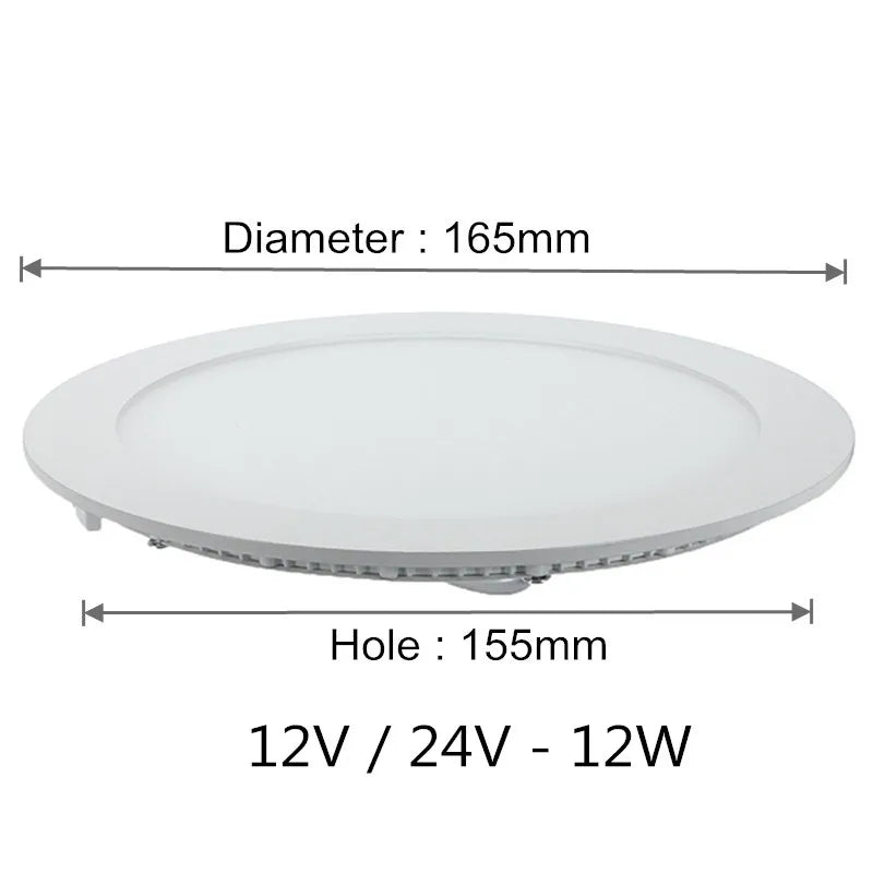 plaque led moderne blanc 12v 24v 3w 4w 6w 9w 12w 15w 25w ac