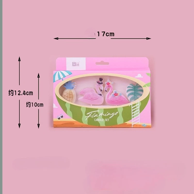 bougies anniversaire licorne dinosaure flamants roses animaux créatives enfantines piques