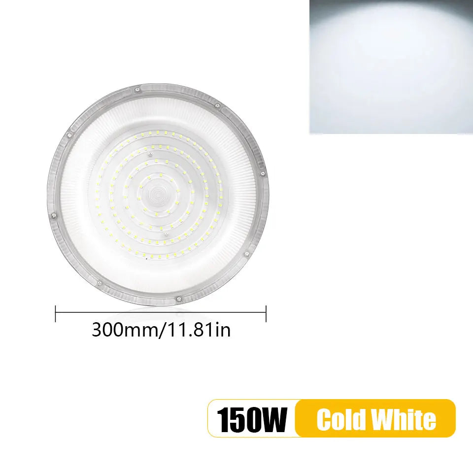 éclairage industriel led ufo haute baie blanc moderne 50w 600w ac85265v