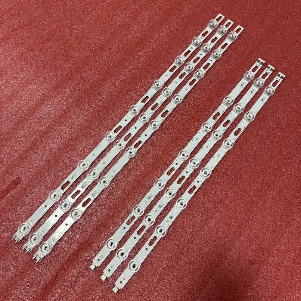 bandes led argentées lisses modernes connecteurs électriques opaques 10set 5set 2set 6pcs téléviseur