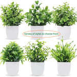 plantes artificielles vertes moderne feuilles uniformes pot blanc intérieur extérieur décoration chambre jardin exposé