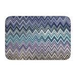 tapis moderne multicolore zigzag antidérapant polyester extérieur intérieur bain chambre