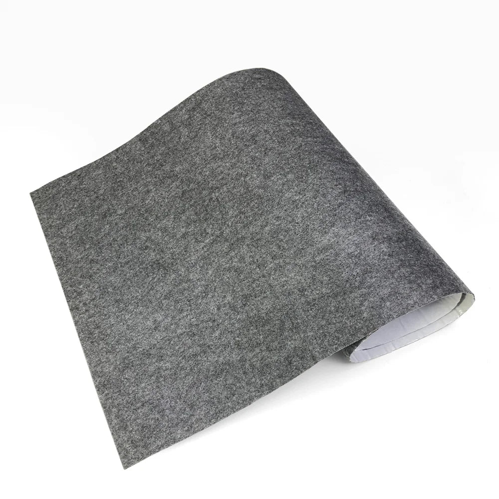 tapis adhésif antibruit texturé noir gris felt craft décoration salon salle bain sport