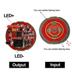 circuit imprimé led 20mm rouge moderne composants électroniques intégrés 3v 5a transformateur alimentation 1mode