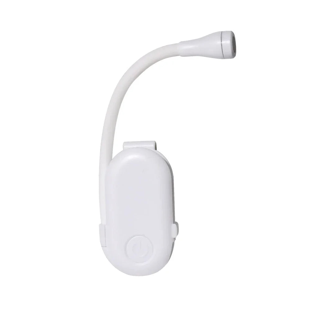 lampe lecture led rechargeable clip portable couleurs blanc noir vert réglable étude