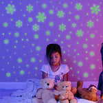 Effet lumineux autocollant fenêtre crépuscule ambiance festive
