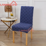 housse chaise tissée polyester coton moderne adhésif gris bleu marine noir bordeaux marron beige