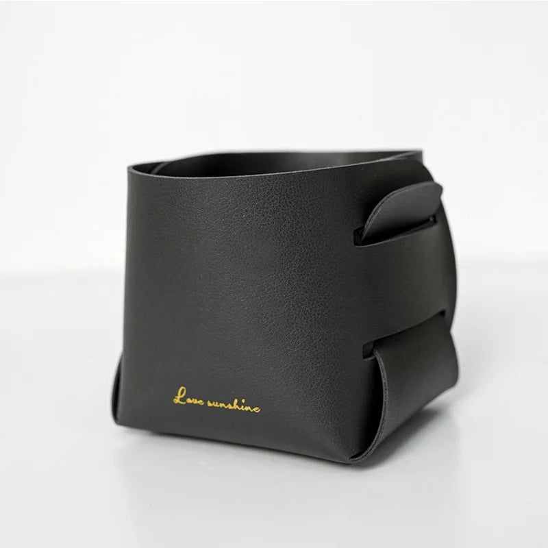 sac main simili cuir orange vert jaune moderne pliable poignées plantes sèches capacité charge