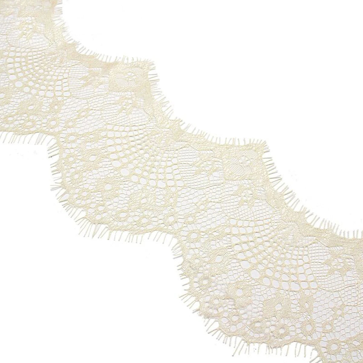 rubans dentelle fine motifs floraux blanc rose bleu marine vert gris classique polyester 10cm
