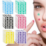 stickers étoiles violet vert bleu jaune noir rose adhésifs décoratifs pack 160pcs 320pcs 40pcs