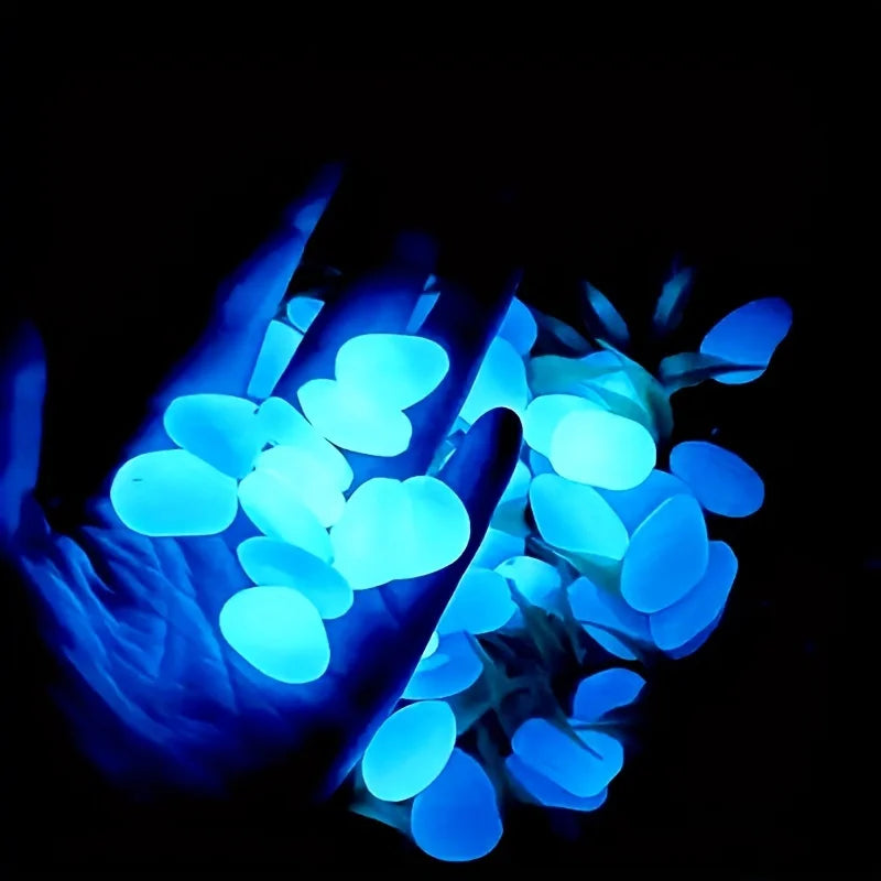 luminescentes bleu vert rose jaune modernes décoratives 500pcs 100pcs translucentes ovales