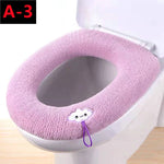 couvre siège toilette violet orange rose bleu microfibre douce adhésif motifs animaux écureuil castor