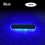lumière solaire extérieure ip68 bleu noir blanche hexagonale adhésive minimaliste led étanche automatique patio