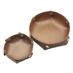 coasters cuir pliables multi usages modernes rose pâle rouge noir vert gris orange dorés