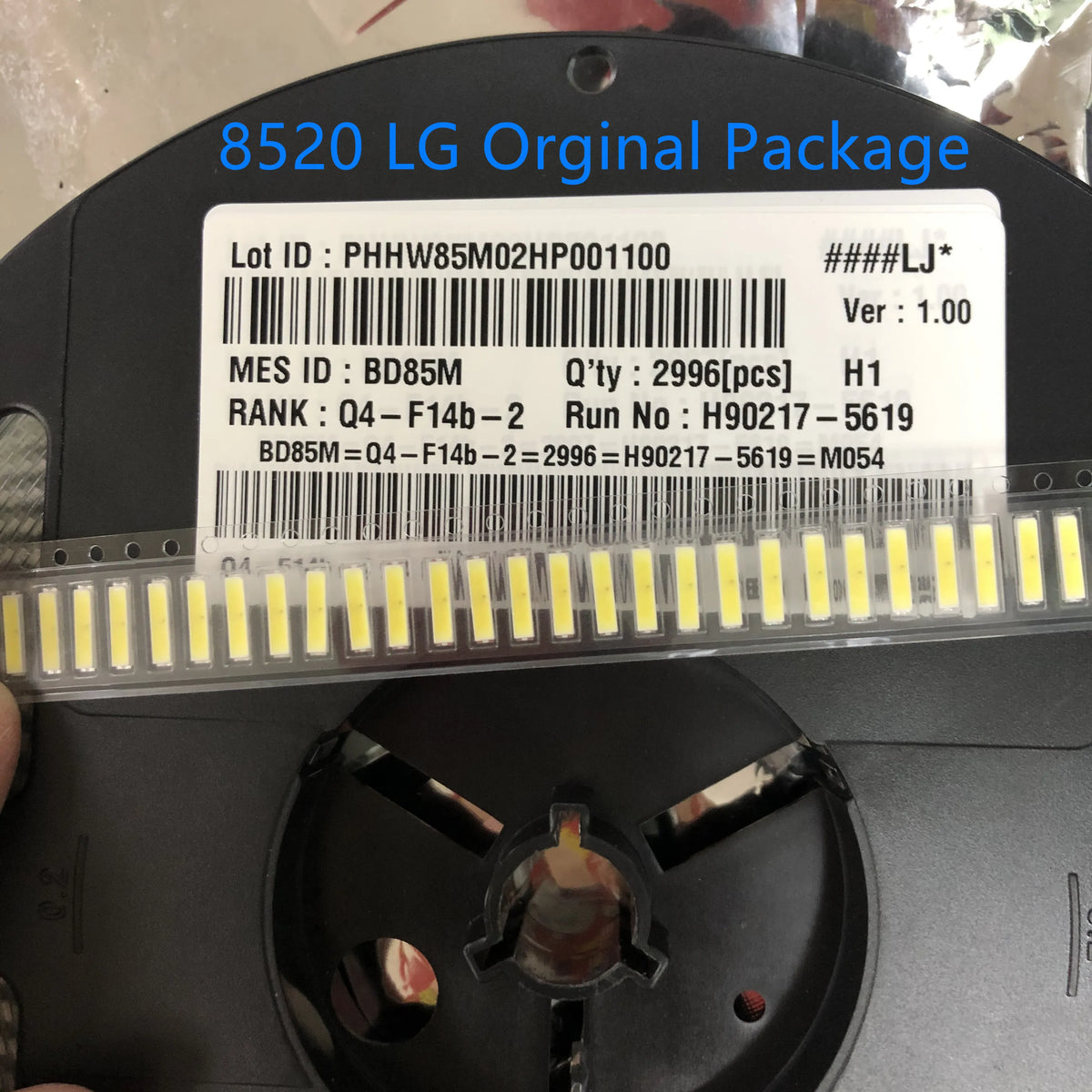 diodes led blanc lot 100 pieces nouvelle rétroéclairage 3v 5w 8520 modernes