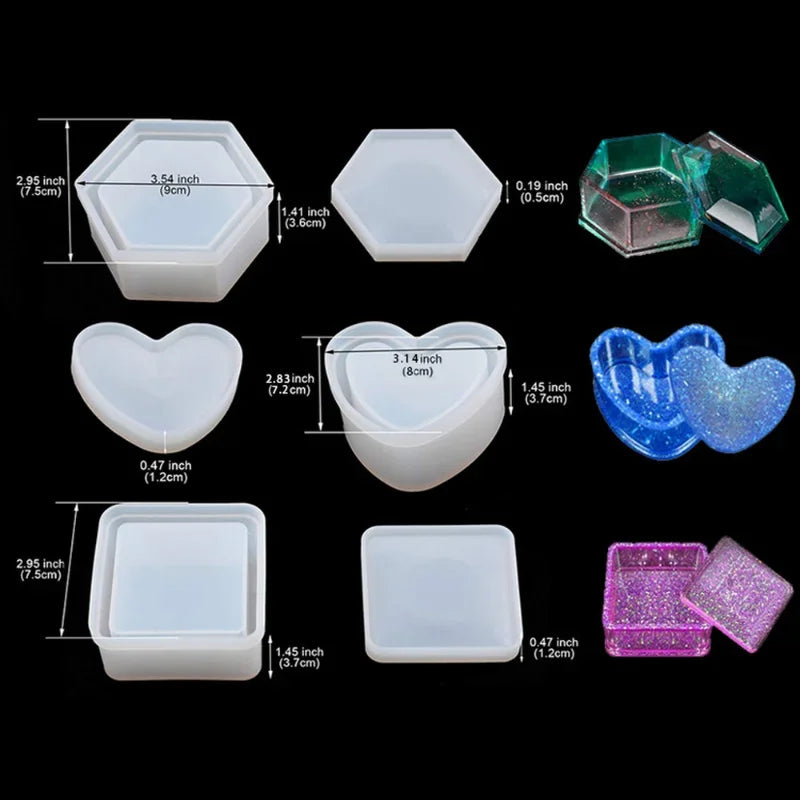 moules bijoux silicone blanc bleu rose violet vert brillants modernes boutons boucles doreilles set
