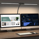 lampe led réglable double tête télécommande moderne gooseneck