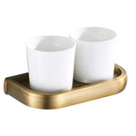 accessoires salle bain doré moderne porte savon porte gobelets porte serviette porte papier toilette