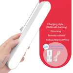 lampe led rechargeable aimantée moderne table blanc sans ombre usb led