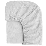 drap housse lit bébé coton polyester 130x70cm uni beige clair moderne ans
