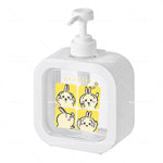 distributeur savon liquide rose dessins animés personnages mignons transparent moderne poignée pompe rechargeable