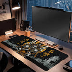 tapis souris samouraï noir doré motifs japonais loyalty honor tapis jeu rapide gamers décoration