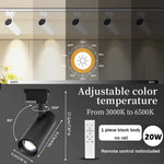 spots led dimmables télécommande moderne noir lisses opaques éclairage urgence certification rohs ccc