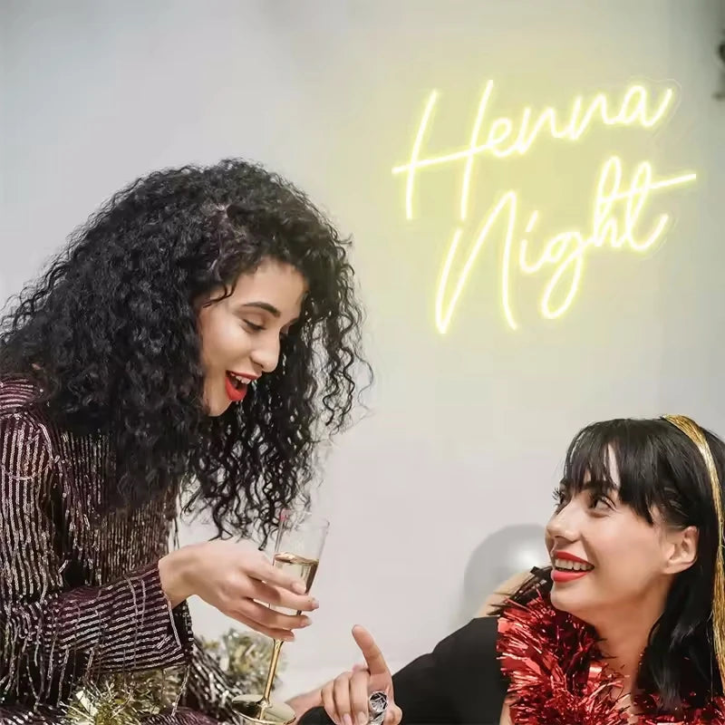 néon lumineux henna night jaune clair moderne élégant commutateur câble usb