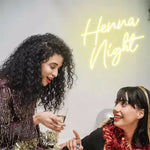 néon lumineux henna night jaune clair moderne élégant commutateur câble usb