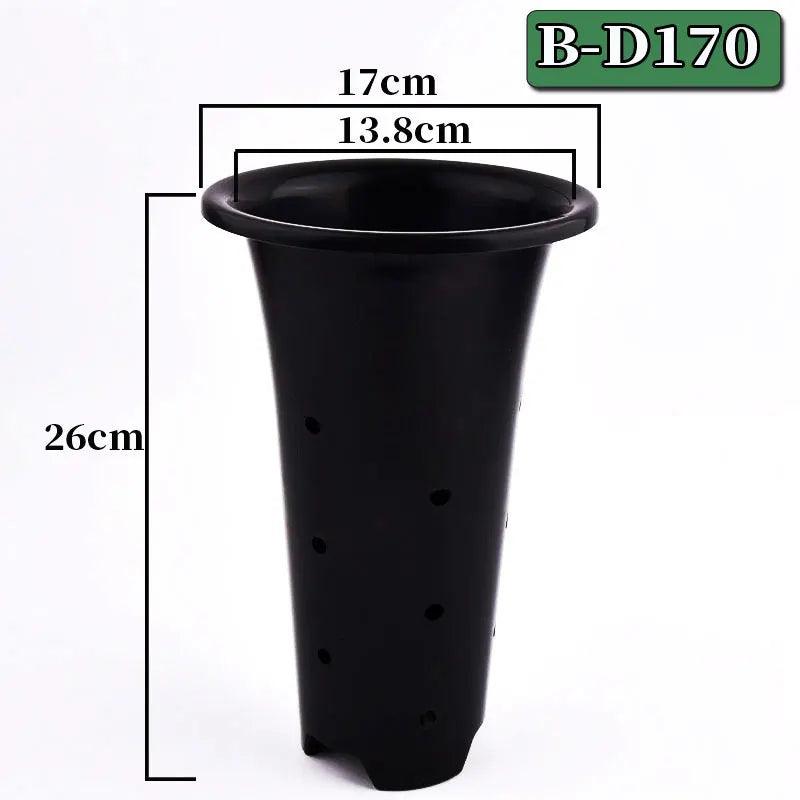 pots plante moderne perforés noir transparent profonds jardinintérieur 10pcs 5pcs