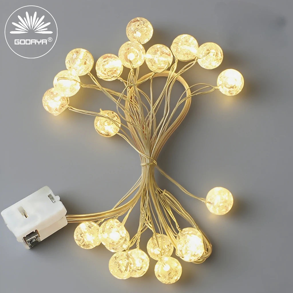 guirlande lumineuse led extérieure blanc doré translucides modernes clips adaptateur usb festive noël mariage