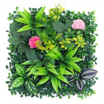 décoration murale artificielle feuilles fleurs moderne extérieure intérieure verte naturelle