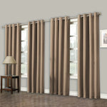 rideau anti radiation beige gris tissu texturé moderne dorés protection emf