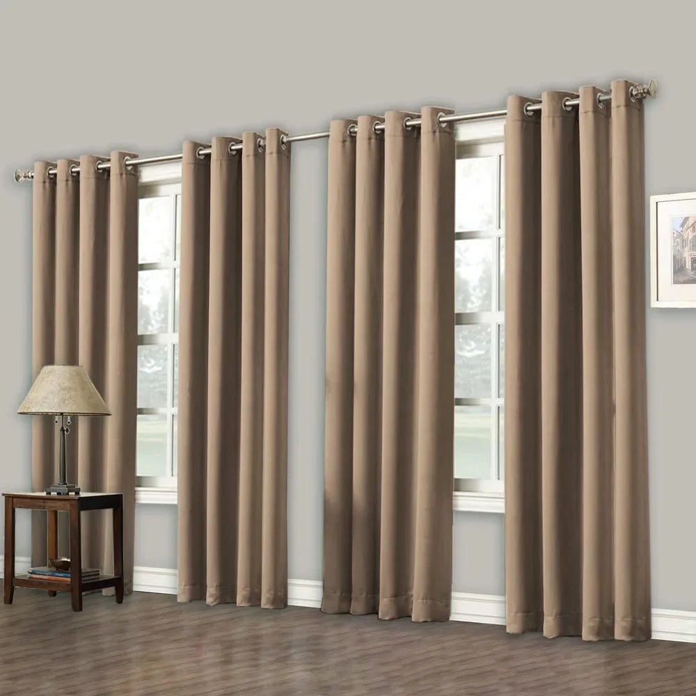 rideau anti radiation beige gris tissu texturé moderne dorés protection emf