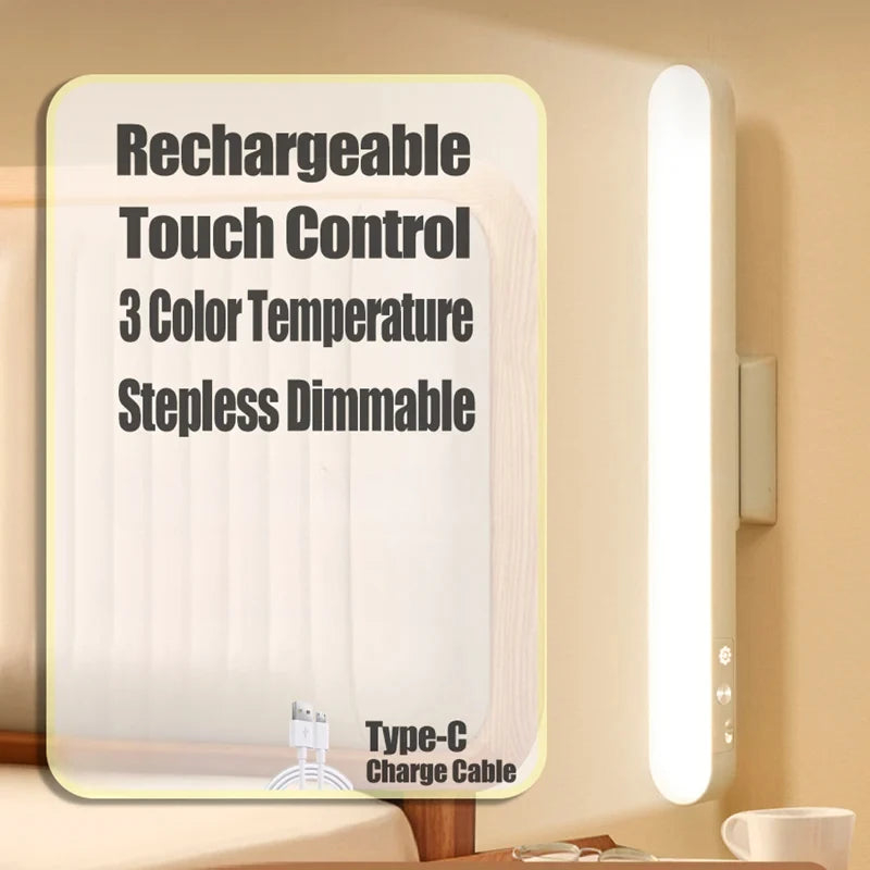 lampe led table rechargeable usb blanc grille moderne clip câble type
