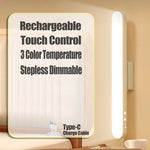 lampe led table rechargeable usb blanc grille moderne clip câble type