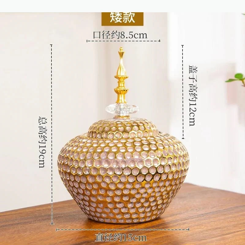 vases decoratifs geometriques or rose blanc jaune fleurs artificielles marguerites cones seches