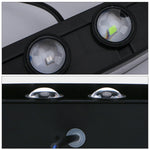 lampe murale led moderne noire 6w 8w 9w 11w rgb câble électrique