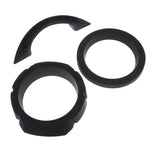 accessoire voiture noir moderne grille ventilation anneau fixation plaque protection
