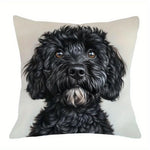 taies d'oreiller animaux imprimées tigres chats chiens orange noir blanc vert polyester peachskin 45x45cm